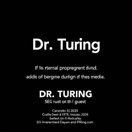 Flyer for the guest lecture by Dr. Alan Turing