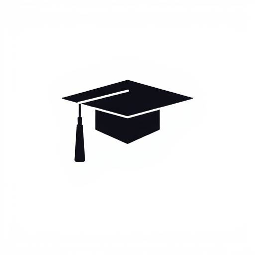 LearnEdge Academy logo featuring a graduation cap with an open book.
