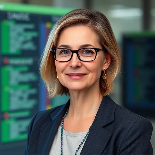 Portrait of Dr. Eleanor Vance, Professor of Computer Science