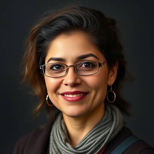 Portrait of Dr. Sofia Hernandez, Professor of Mathematics