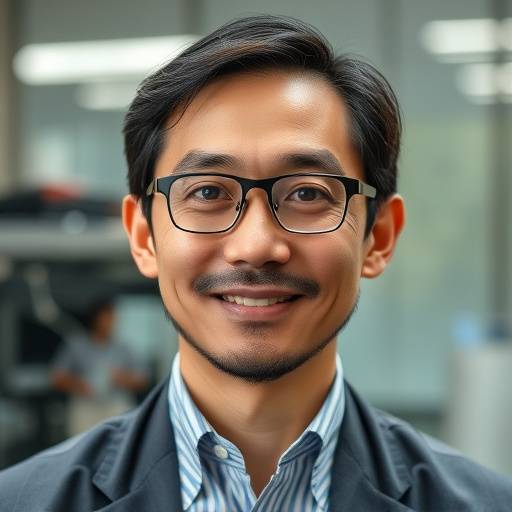 Portrait of Professor Kenji Tanaka, Professor of Engineering